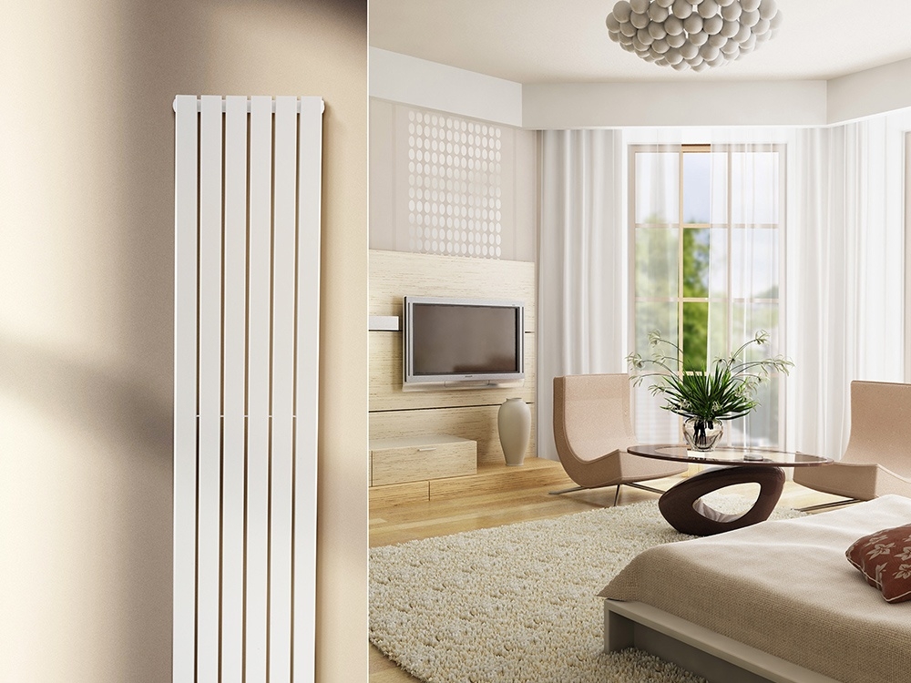 White & Anthracite Steel Radiators